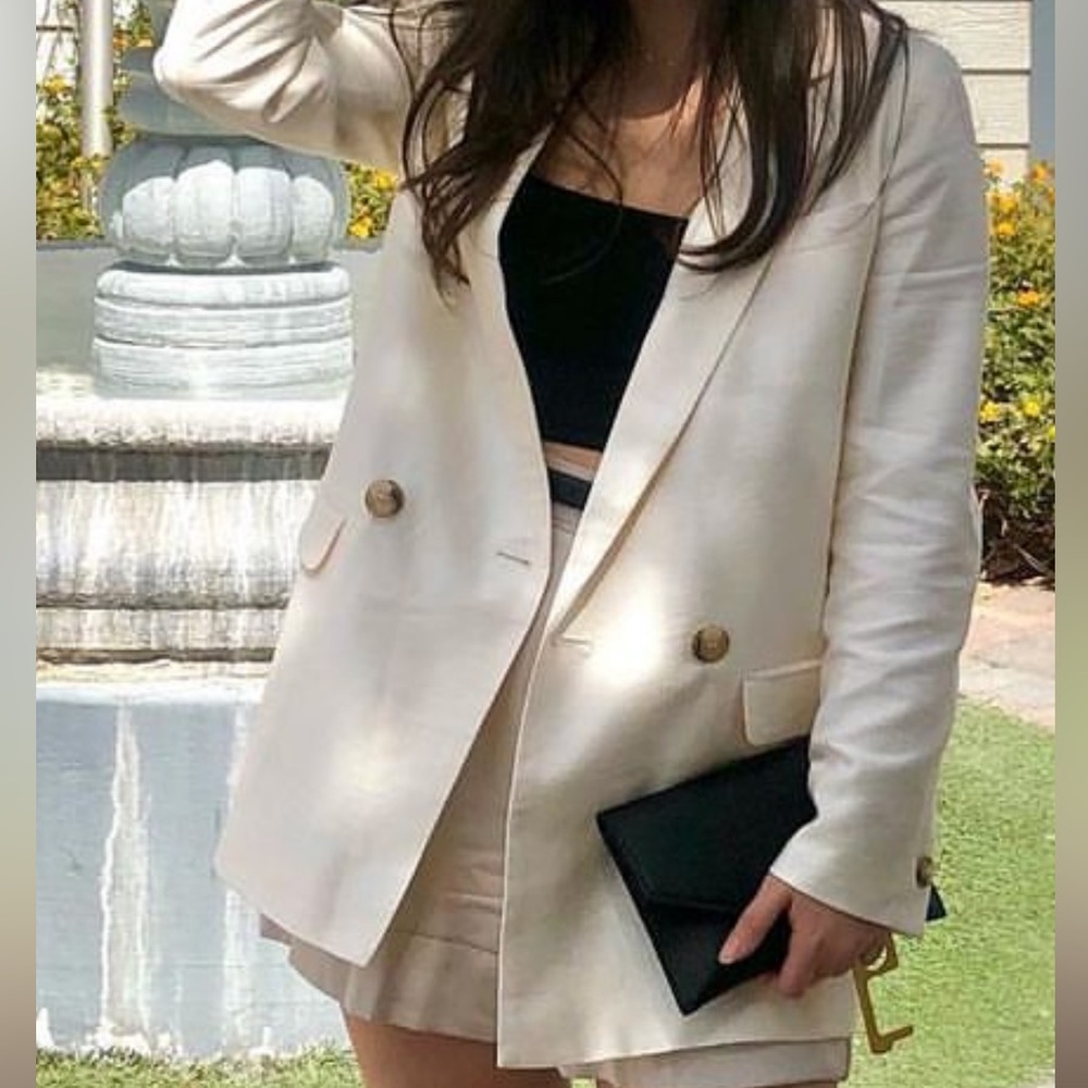 Madewell off white blazer